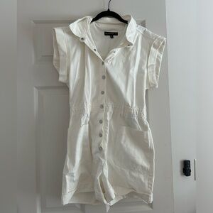 BLANK NYC White Denim Romper - Size M - never worn